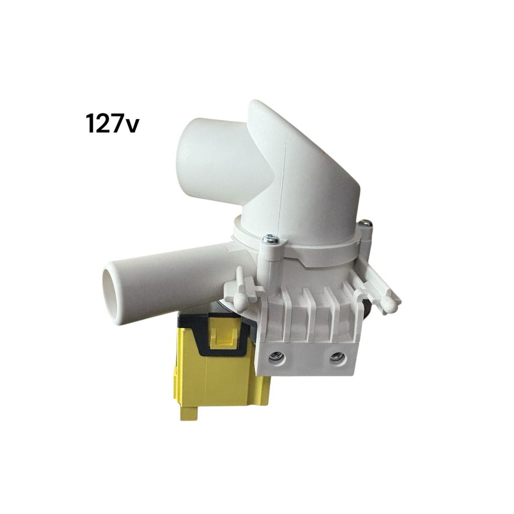 Eletrobomba de Saída de Água Completa para Lavadora Brastemp Mondial /Clean 127v