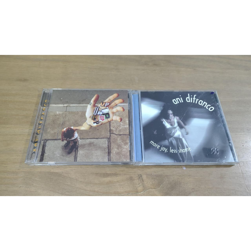 KIT 2 CDS -ANI DIFRANCO- UP UP UP / MORE JOY , LESS SHAME