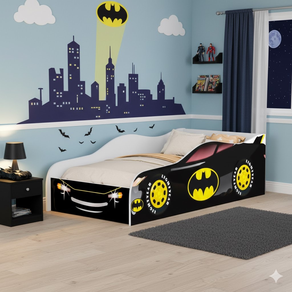 Cama Infantil Carro Menino Quarto Temático Mini Cama Montessoriana