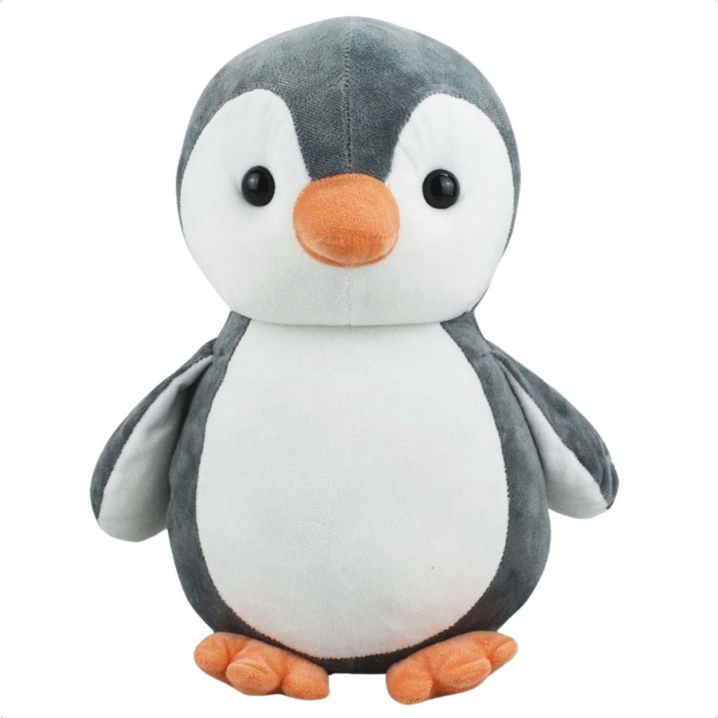 Pinguim de Pelúcia 25cm Original Macio Fofinho Realista Antialérgico Presente Infantil Madagascar