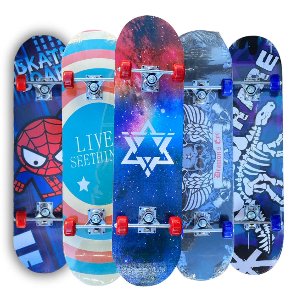 Skate Semi Profissional Skateboard Lixa Antiderrapante – Esporte Radicais, Diversão e Estilo Crianças e Jovens — R$ 65,86 em Shopee