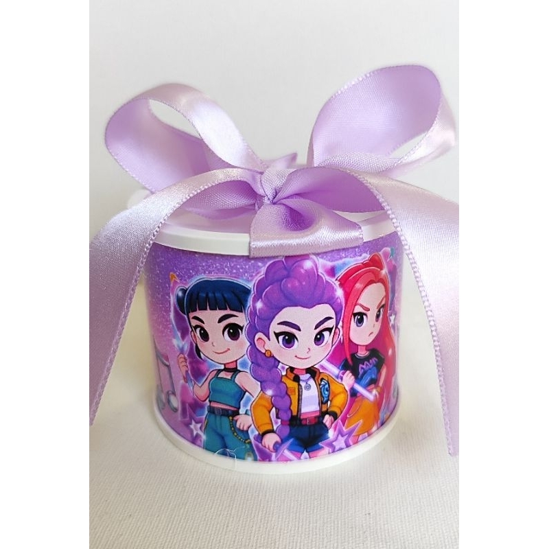 Tubolatas Personalizadas-5x6- GUERREIRAS K-POP  Lembrancinha Maternidade/ Aniversário/Festa Infantil - DIVERSOS TEMAS