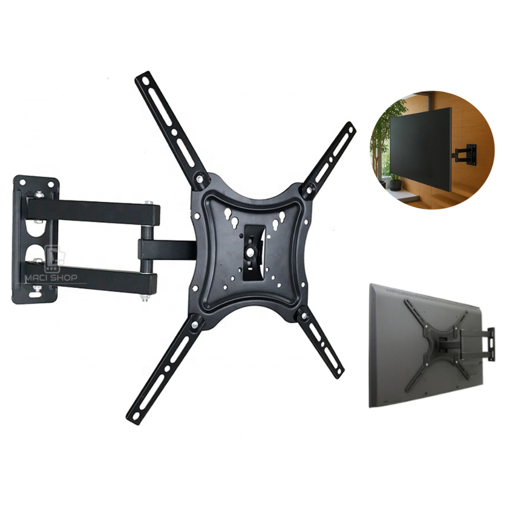 Suporte Para Tv Tri Articulado Lcd Led Plasma 14 a 55 Pol LG Philco 32 40 42 43 47 50 52 55 Polegadas