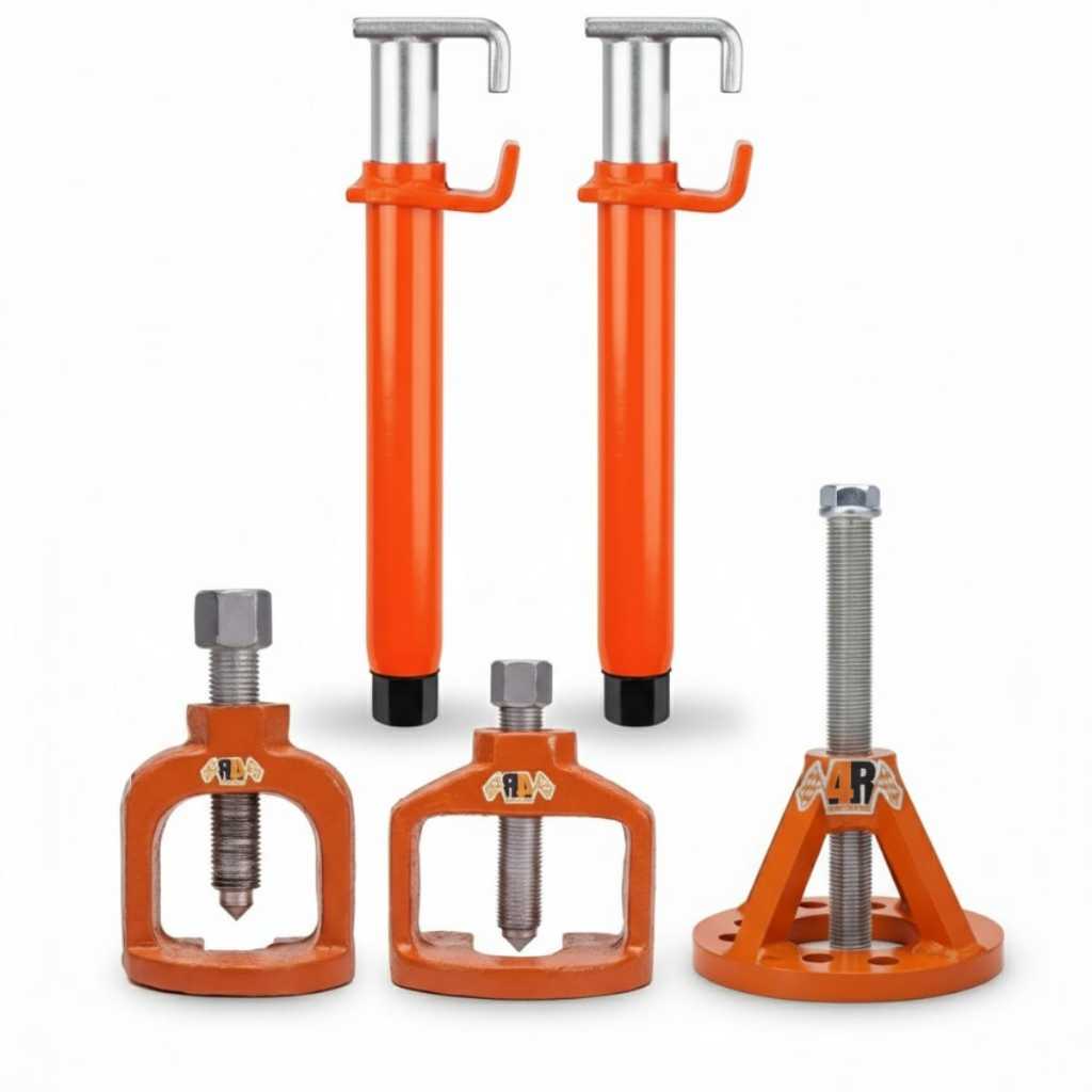 Encolhedor Molas Pneumático Saca Cubo 4 Furos Extrator Terminal Pequeno Grande Kit 4 Peças 3