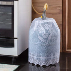Kit de 2 capas de Botijão de gás 13kg RENDA Cozinha Decoração