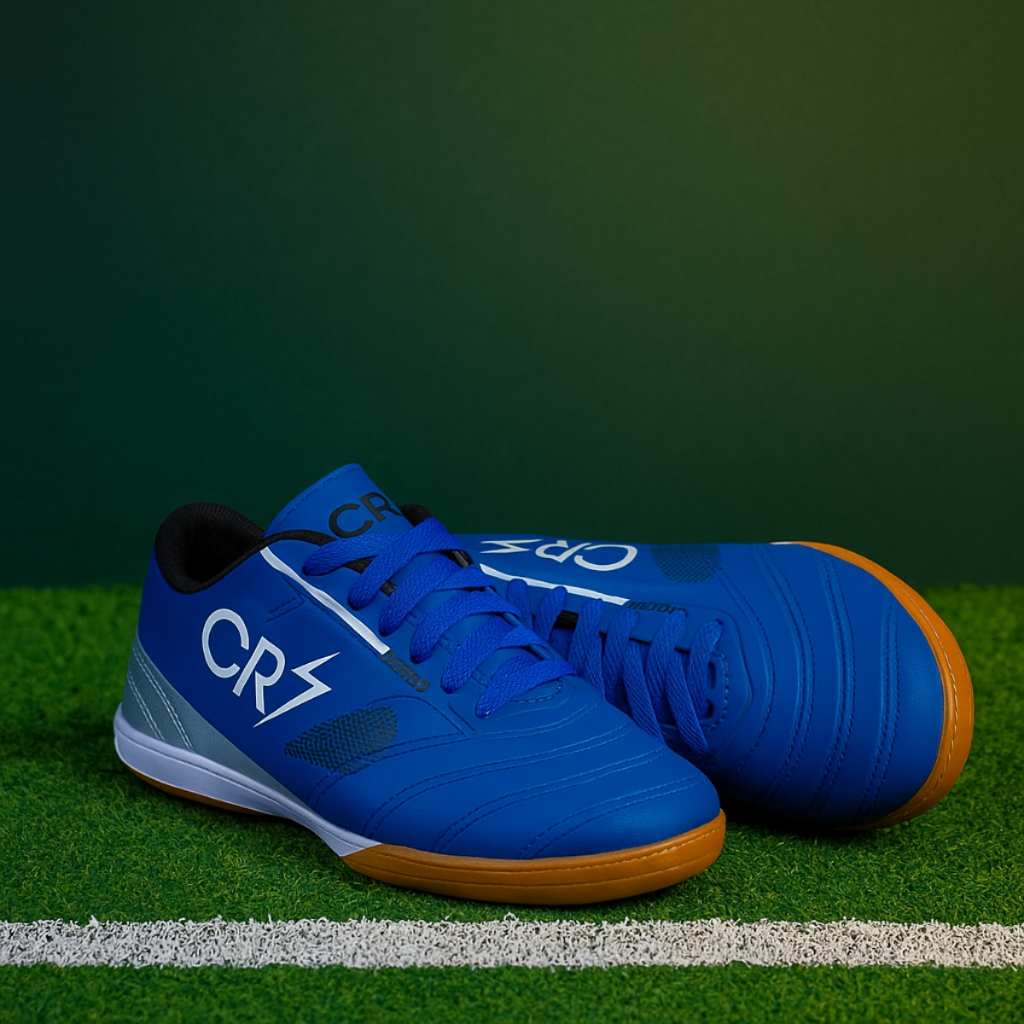 Chuteira de Salão CR7 – Velocidade e Precisão em Cada Movimentação em Oferta na Shopee