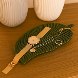 Bandeja Centro De Mesa Formato Folha Decoração Cozinha Elegante Casa Decorativa em Oferta na Shopee