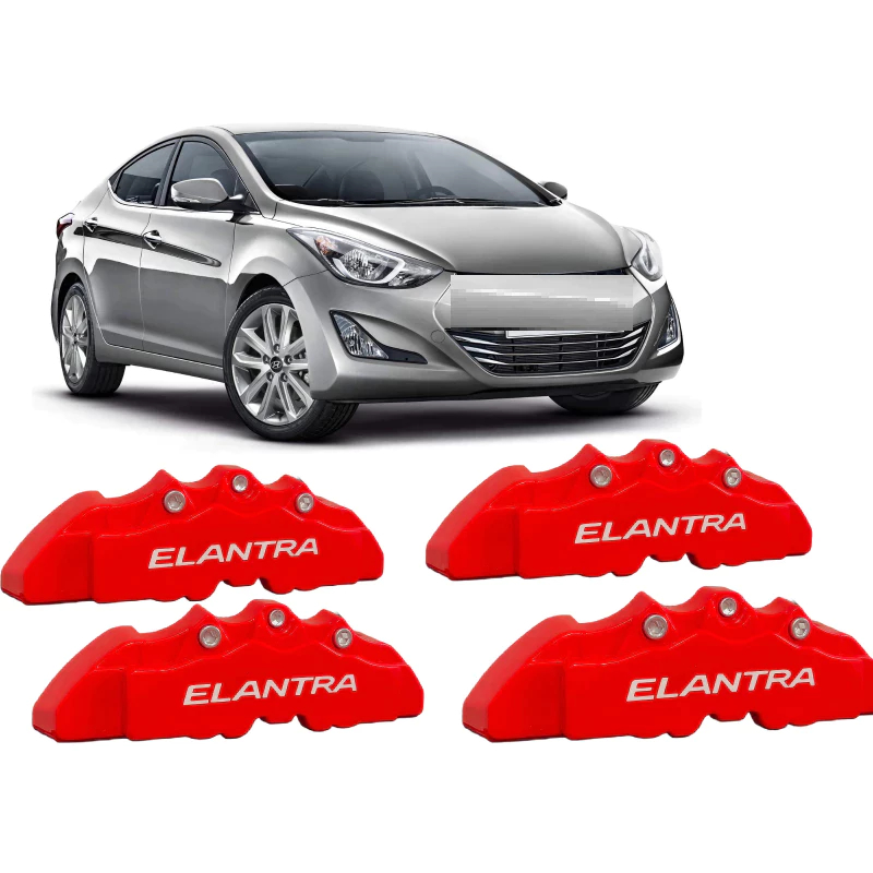 Kit 4 Capas Pinça Freio Elantra Dianteiro e Traseiro com Cola Inclusa