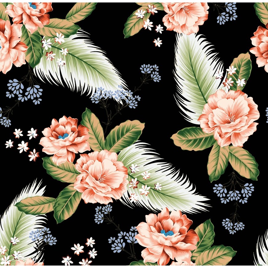 Tecido Oxford Estampado Folhagem 4 em Oferta na Shopee