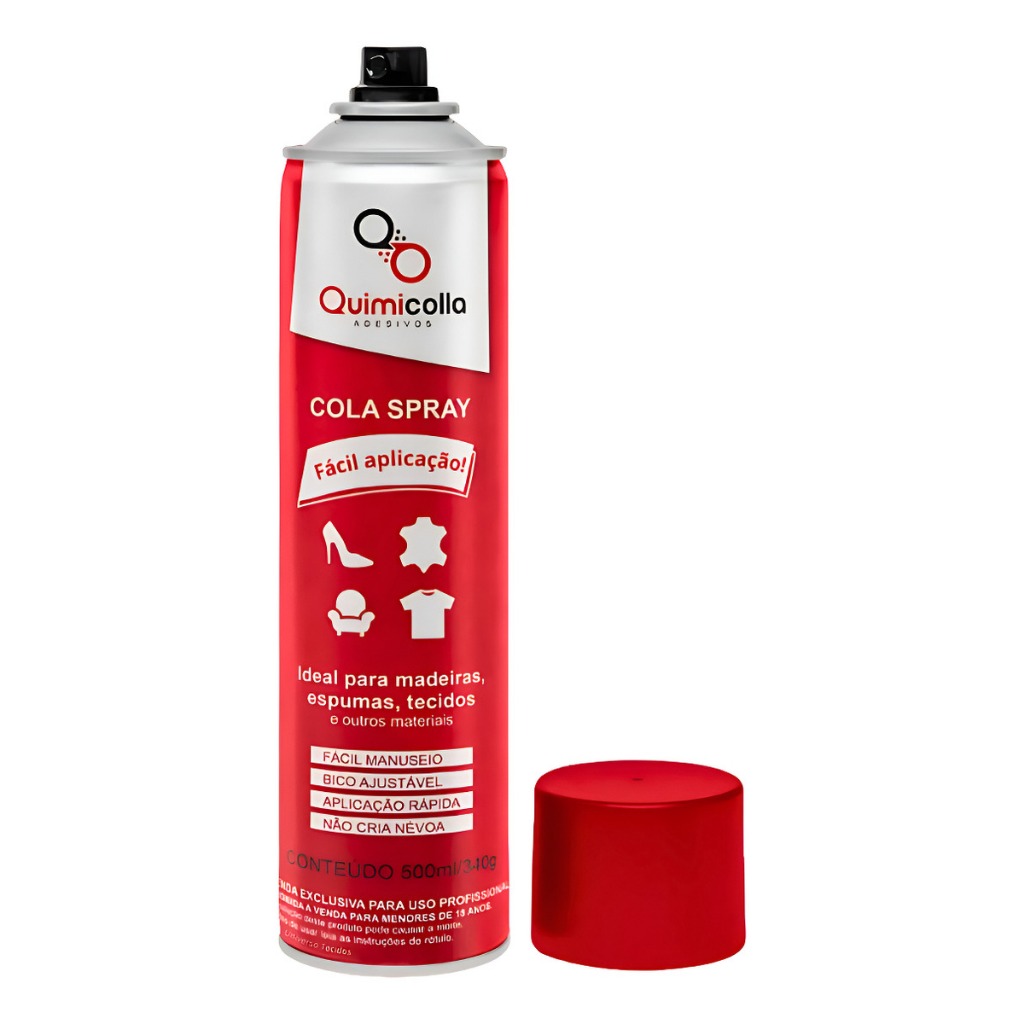 Cola Spray 340g Sapateiro Madeira Espuma Acústica E Tecido Madeira Artesanato Adesiva Aerossol