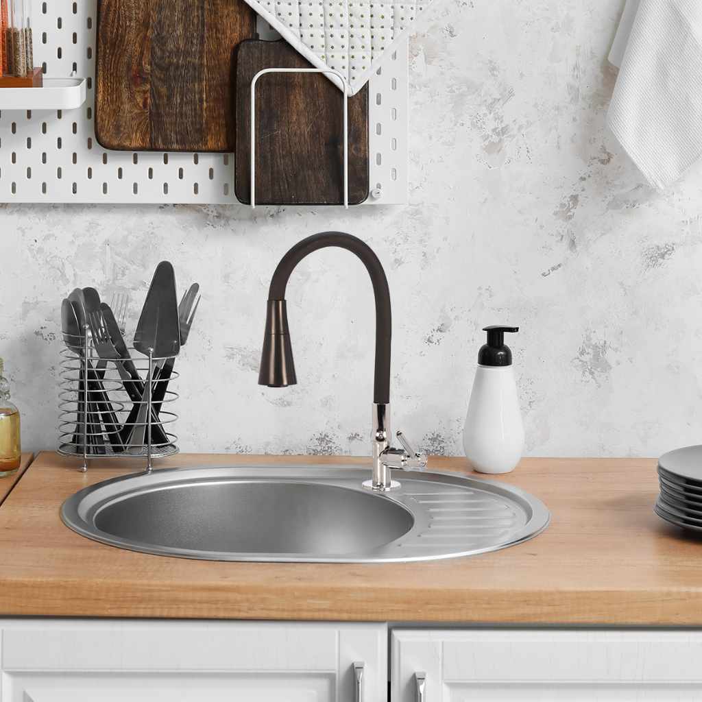 Torneira De Cozinha Gourmet Silicone 1/4 Luxo Bancada Mesa Premium — imagem 2 de 2