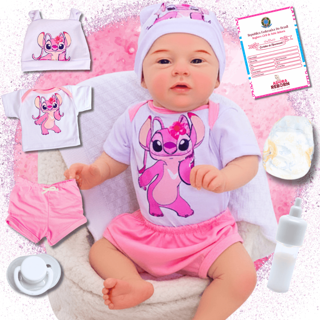 Bebê Reborn Boneca Realista Menina Mary Silicone Pode Dar Banho Original Envio Imediato