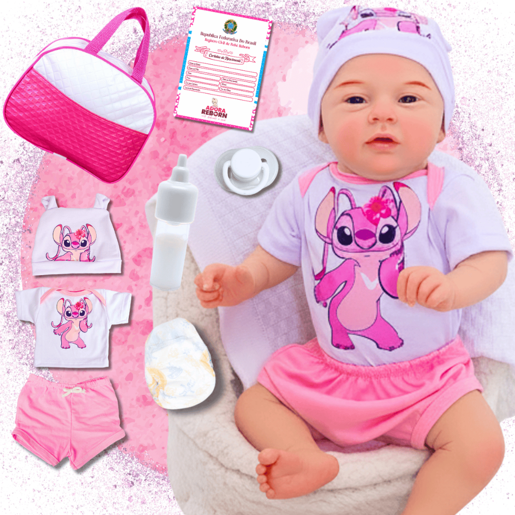 Bebê Boneca Reborn Realista Em Silicone Pode Dar Banho Envio Imediato