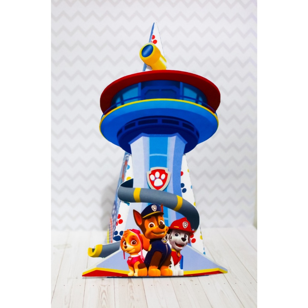 Kit Festa Patrulha Canina Personalizado - Papelaria Infantil com Caixinhas, Topper e Lembrancinhas Personalizadas