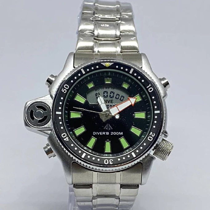 Relógio Aqualand Pulseira Metal à Prova D'Água Masculino