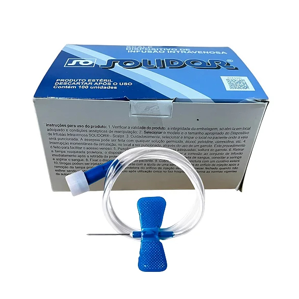 Scalp Para Infusão Venosa 23G Caixa c/100 - SOLIDOR em Oferta na Shopee