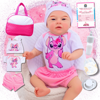 Bebê Reborn Boneca Menina Original Realista Corpo De Silicone Pode Dar Banho Envio Imediato em Oferta na Shopee