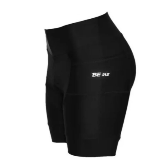 Bermuda Forro de GEL Befast Com Dois Bolsos Feminina Para Ciclismo