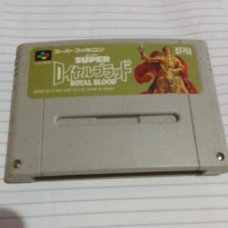 Cartucho de Super Nintendo Famicom Super Royal Blood original