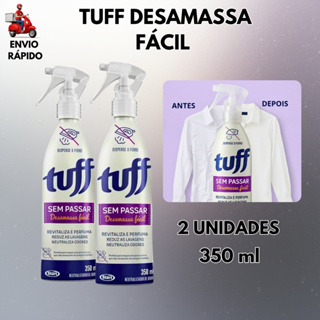 Kit 2 Tuff Desamassa Roupa Fácil 350ml Solução Rápida para Roupas Amassadas, Sem Ferro em Oferta na Shopee