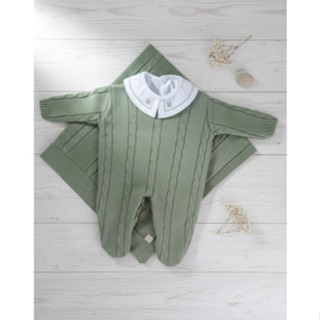 Saída Maternidade Verde Oliva e Body Gola Bordada Du em Oferta na Shopee