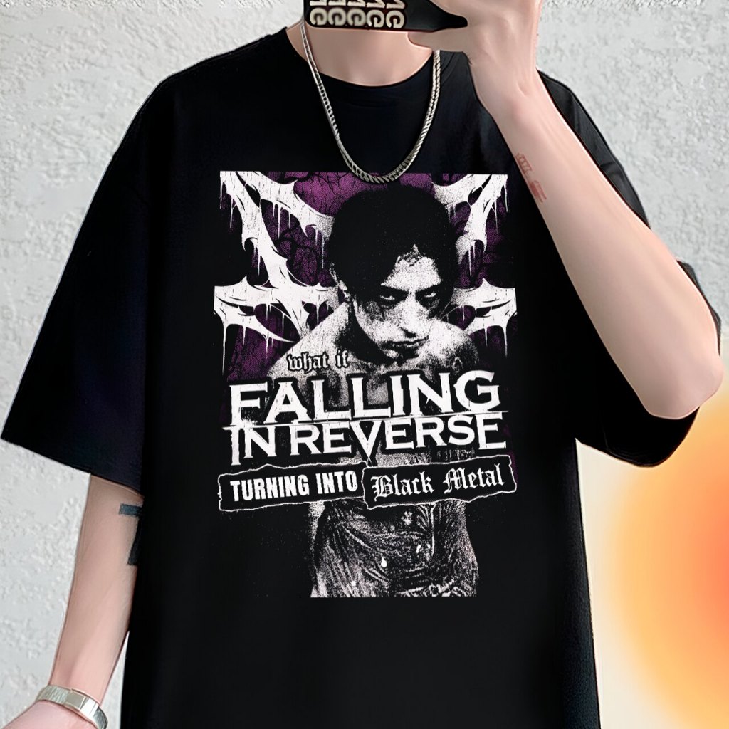 Camiseta Rock Falling in Reverse Masculina em Oferta na Shopee