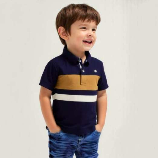 Camisa Gola Polo Bebê Menino | Algodão Premium | Cores Variadas | Infantil 1 a 3 Anos | Roupa Social Casual Confortável