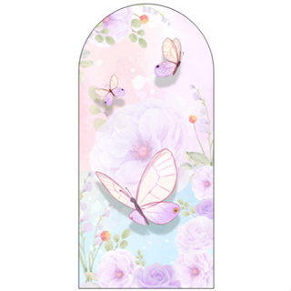 PAINEL ROMANO EM TECIDO SUBLIMADO 1X2M BORBOLETAS em Oferta na Shopee