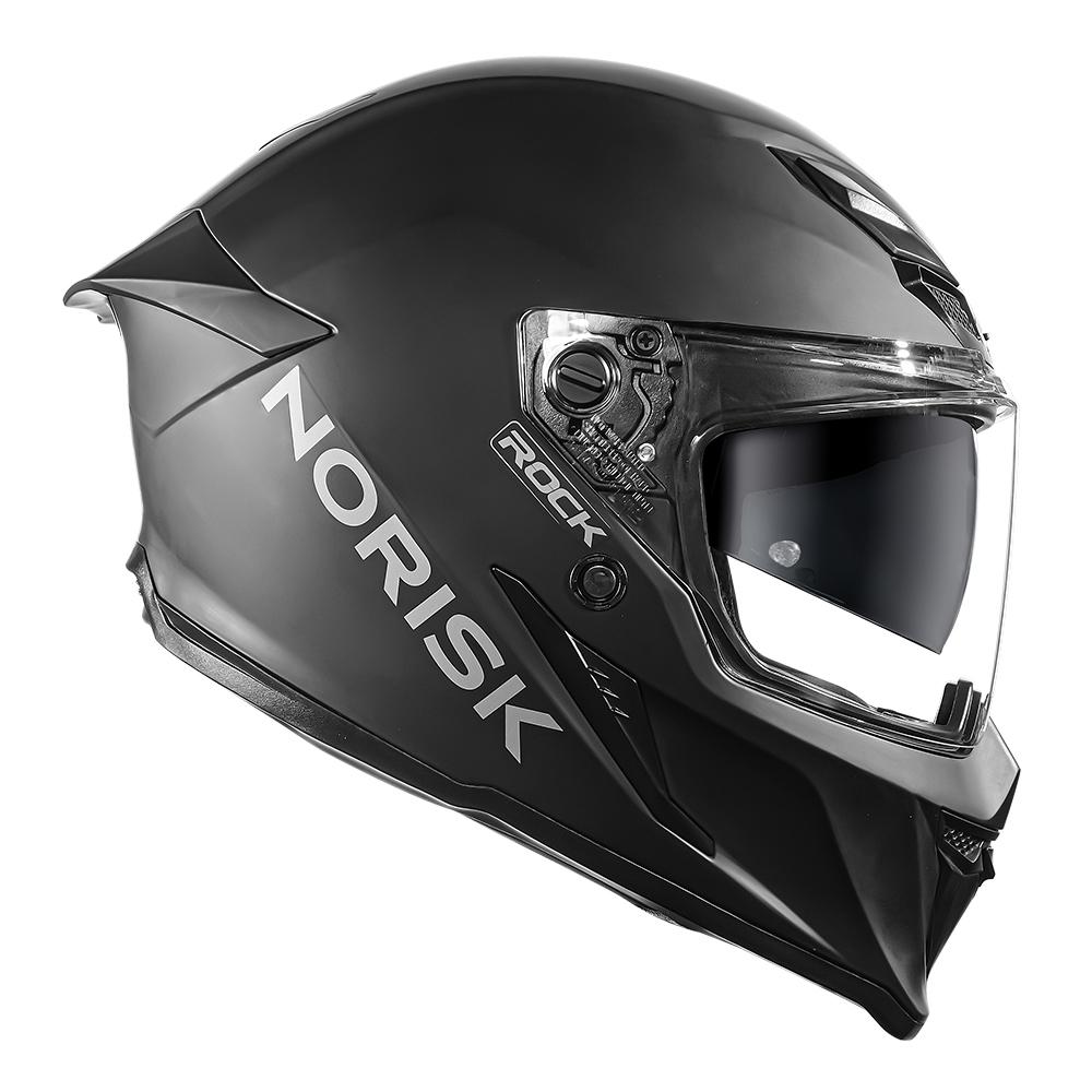Capacete Norisk Rock Preto Fosco c/ Óculos + Viseira Fumê