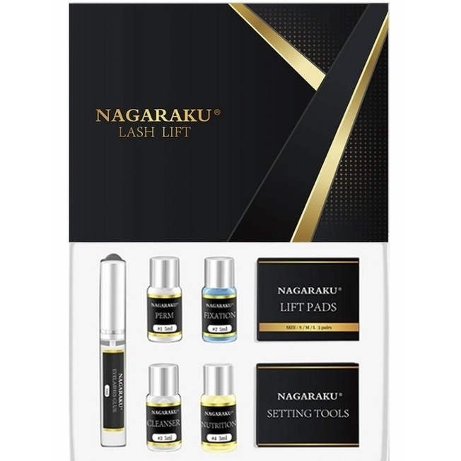 Kit NAGARAKU LASH LIFT Permanente Cílios Brow Lamination em Oferta na Shopee