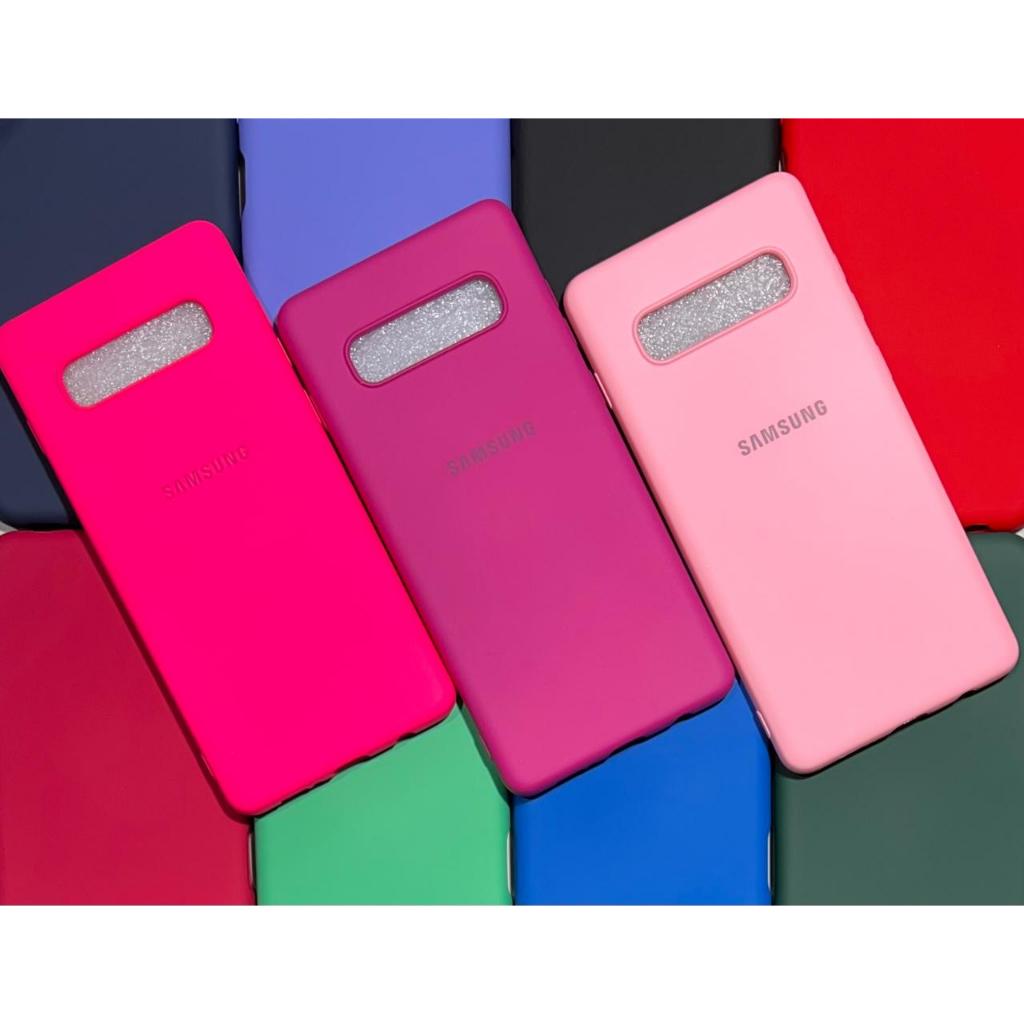 Capa Para Samsung Galaxy S10 Plus Kit Capa + Pelicula ceramica ou Só 1 Capinha Aveludada Case em Oferta na Shopee