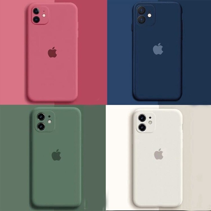 Capinha Case iPhone 11 Silicone Aveludada Premium Tipo Original Com Maçã ENVIO IMEDIATO