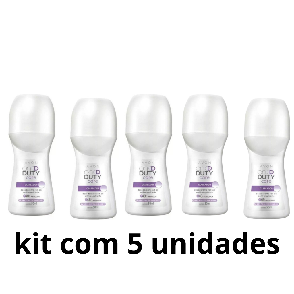 Roll on On Duty Care Clareador Avon Kit com 2 e com 3, 50ml cada.