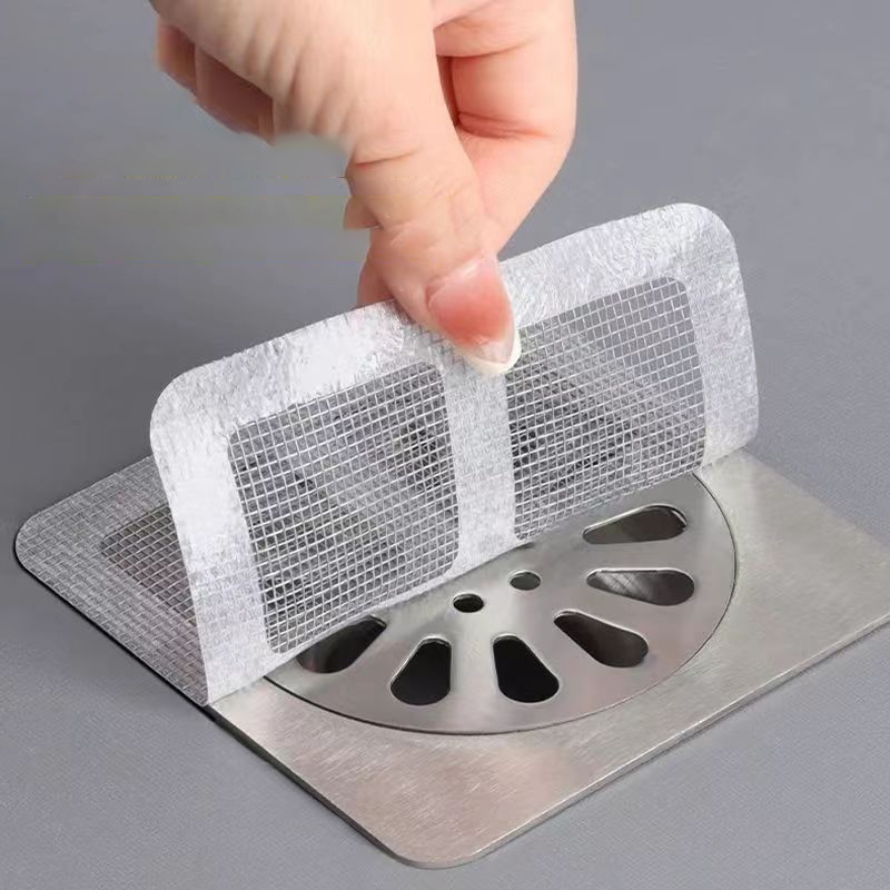 KIT 5-20 Pçs Tela Protetor Ralos Adesivos Anti Inseto Anti-Entupimento Anti-Odor Descartáveis
