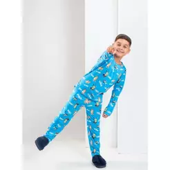 Pijama manga longa infantil e juvenil , masculino estampados