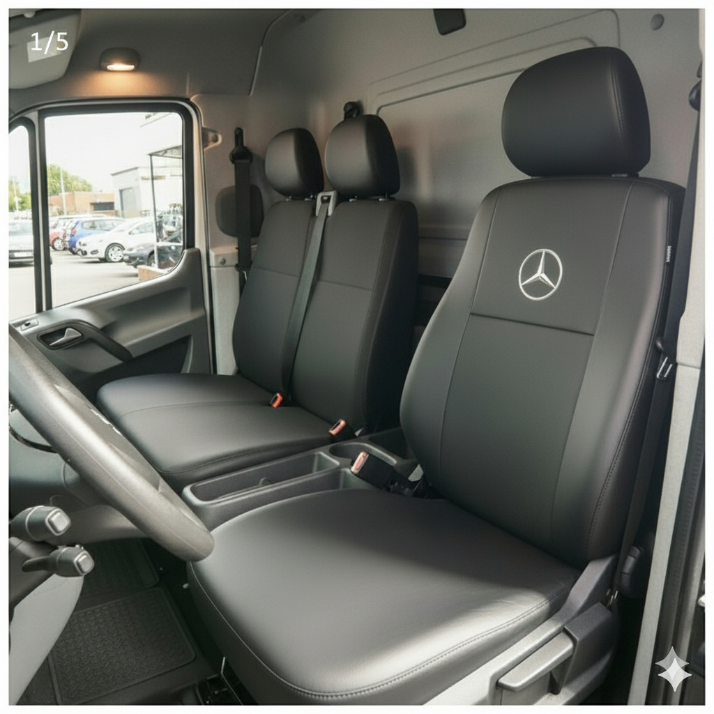 capa banco de couro mercedes sprinter van em Oferta na Shopee