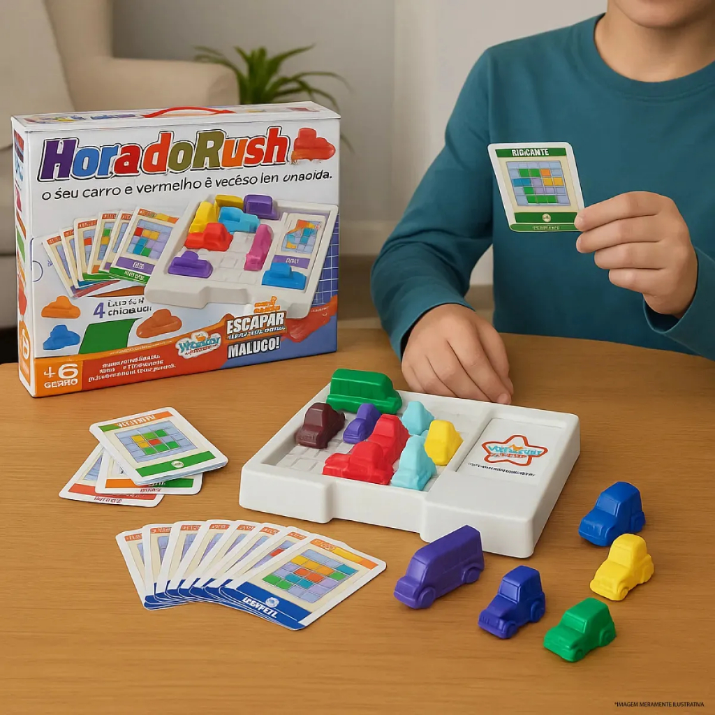 Brinquedo Infantil Jogo De Cartas Hora Do Rush Bigstar 341