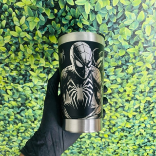 COPO TÉRMICO SPIDER-MAN personalizado a laser 360 graus em Oferta na Shopee
