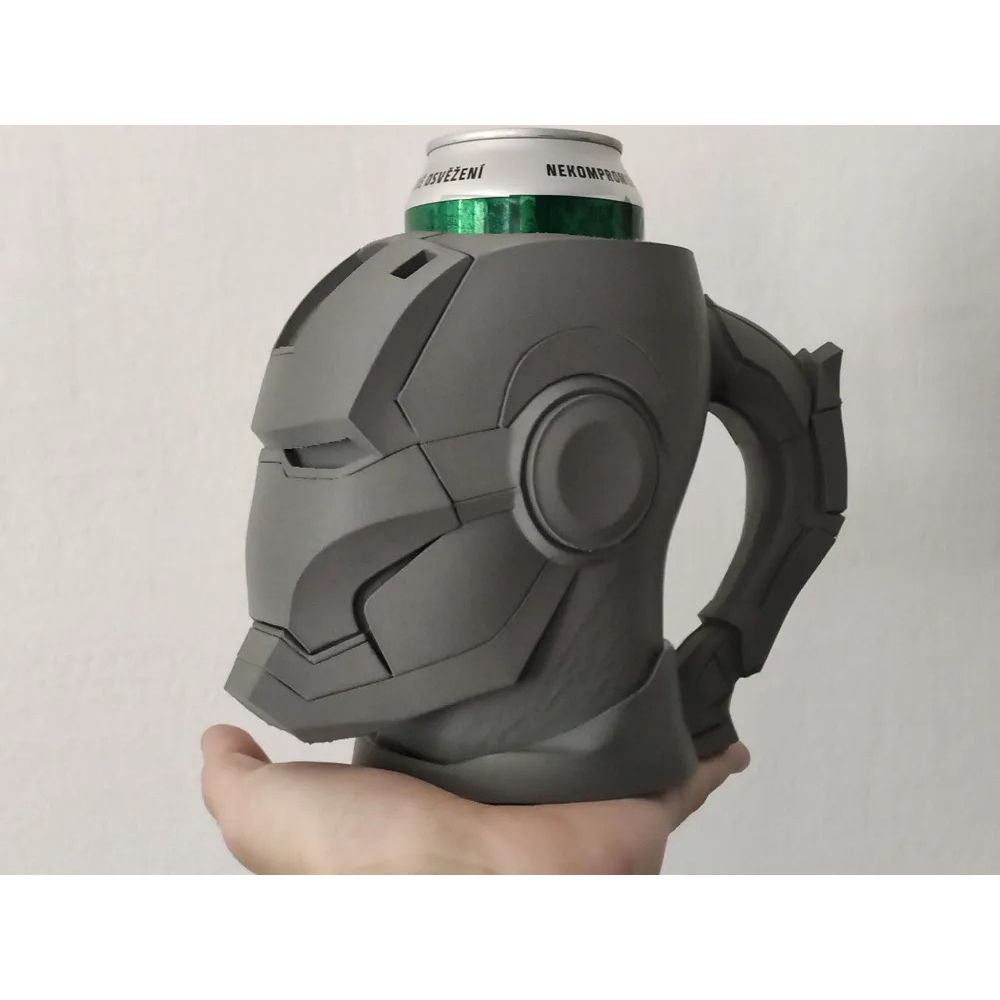 SUPORTE LATA/ CANECA CERVEJA HOMEM DE FERRO
