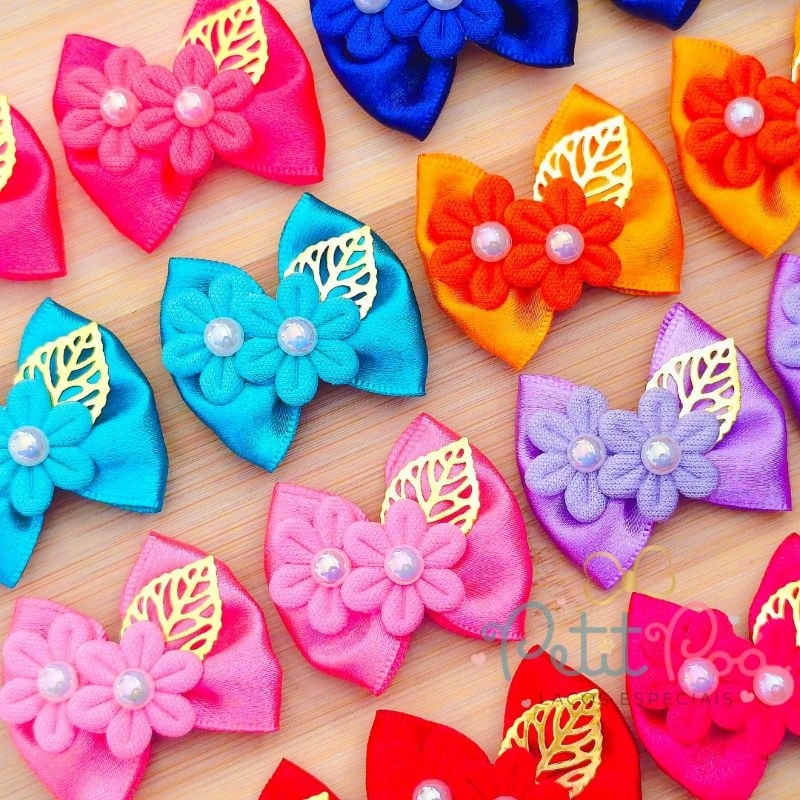 ADESIVO PET LAÇO STEPHANIE - BANHO E TOSA (12 UNIDADES)