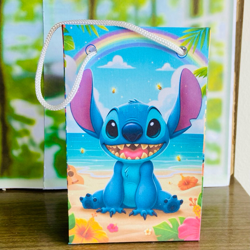 Sacolinha Surpresa Personalizada Lembrancinha Stitch PEGUE E MONTE