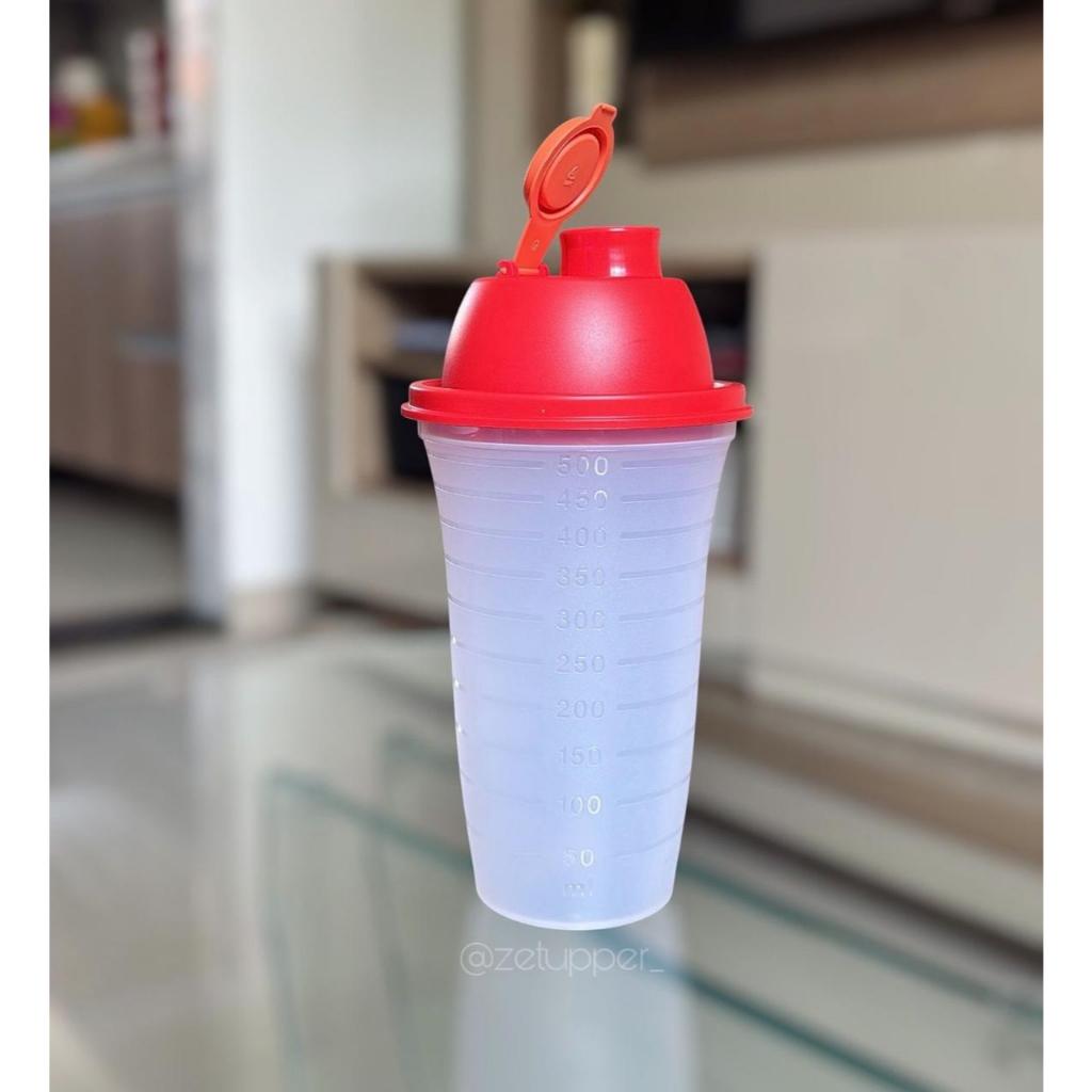 Tupperware Quick Shake II 500ml Vermelho Carmin