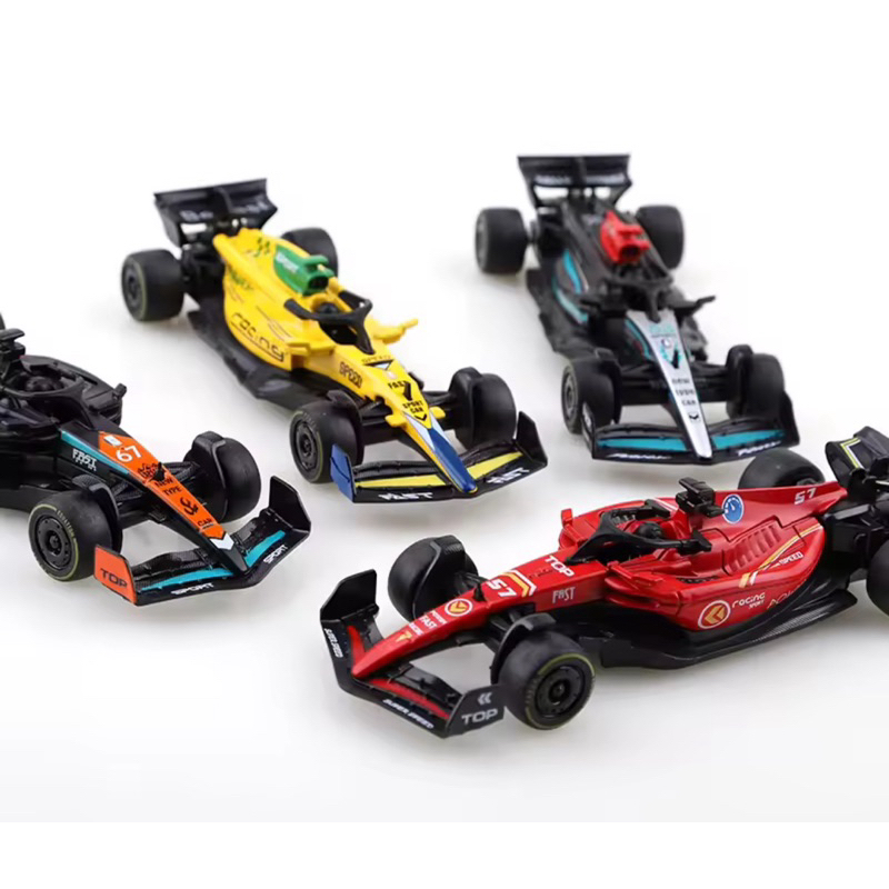 Brinquedo Formula 1 carro modelo de liga de fórmula McLaren, veículo carros de corrida infantis, brinquedo de menino