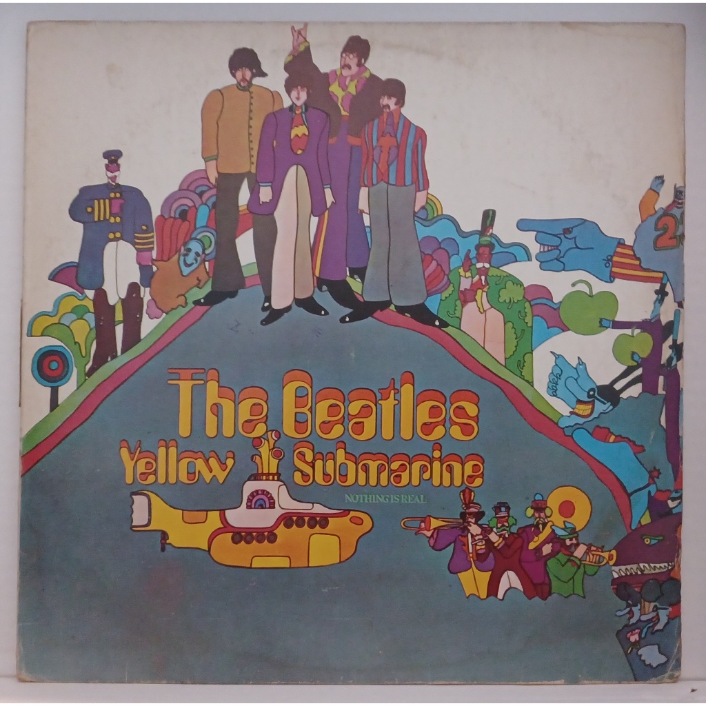 LP Disco De Vinil The Beatles - Yellow Submarine - Ed. 1986 LP EX Capa VG Ler Descrição