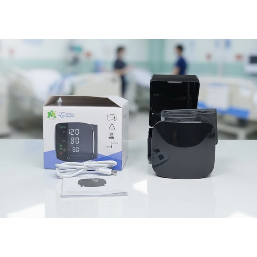 Aparelho de Pressão Digital Automático de Pulso - Medidor Preciso para Idosos e Controle Fácil