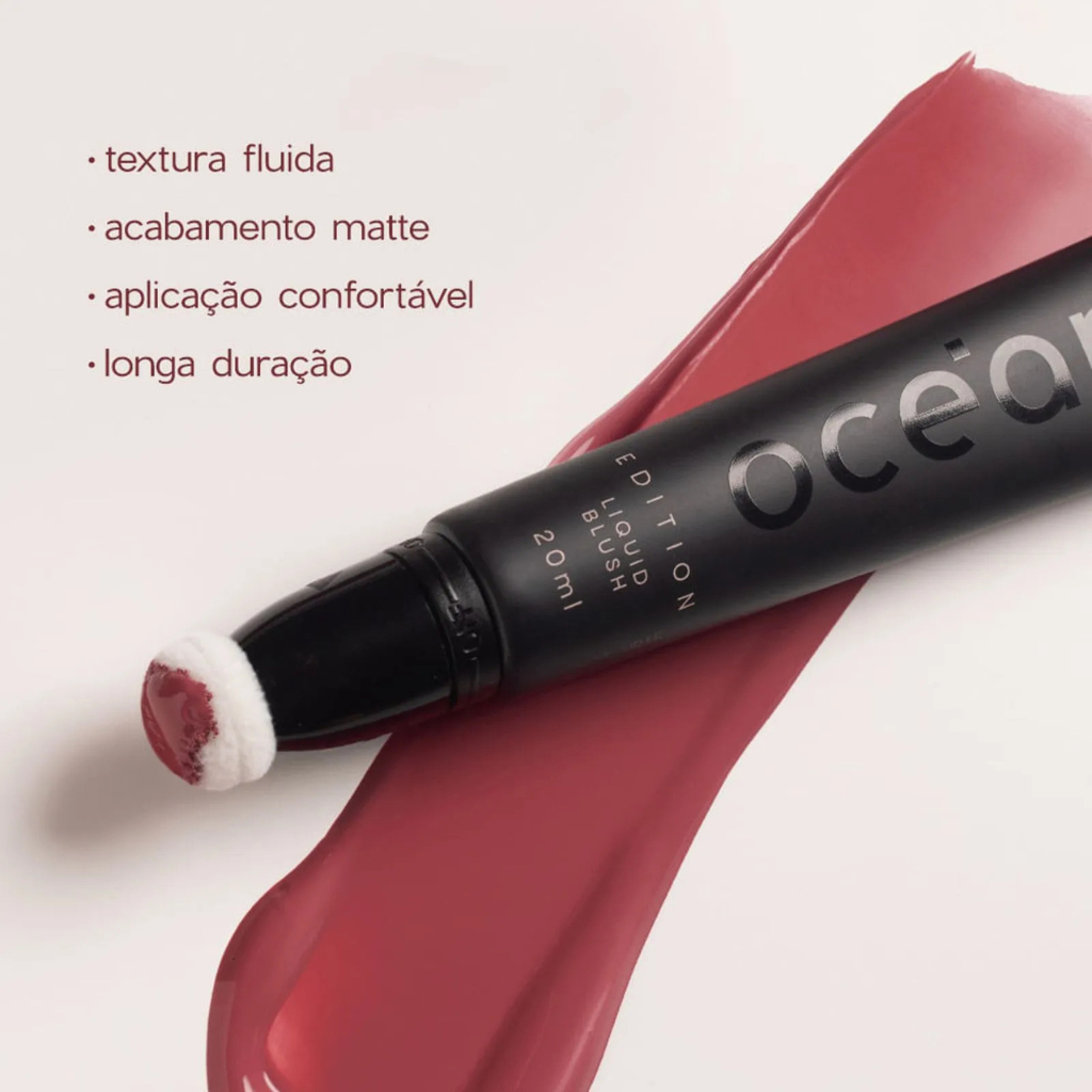 Detalhes do (LANÇAMENTO) Liquid Blush Edition - Blush Liquido acabamento Matte Océane 20ml