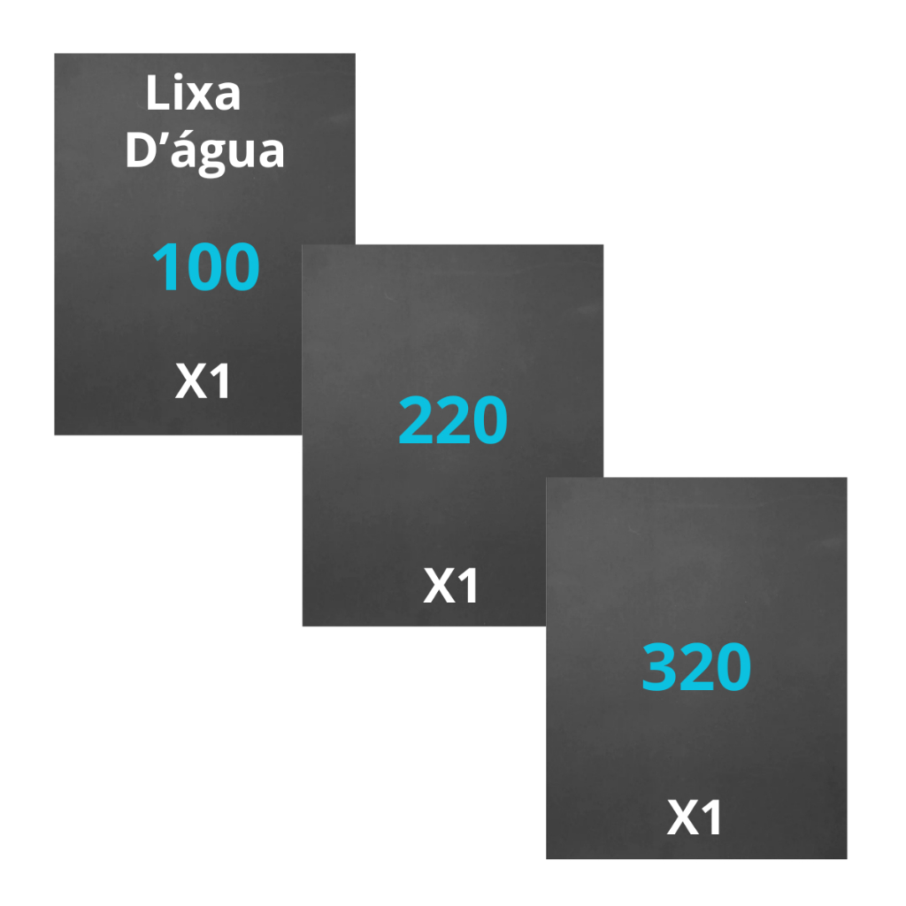 Kit Lixas 1 + 1 + 1 60 80 100 120 220 240 280 320 360 400 500 600 800 1000 1200 1500 2000 2500 3000