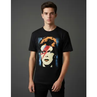 Camiseta Blusa Adulta Unissex Rock David Bowie Bo568