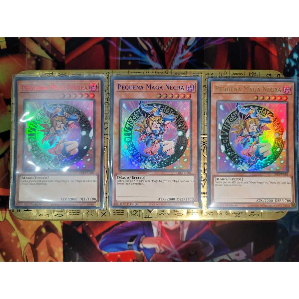 Escolha 1 - Dark Magician Girl - Pequena Maga Negra - Nomes Vermelho/Azul/Dourado. Ultra Raro. Yugioh! Original Konami.