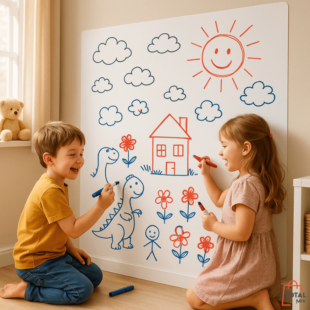 Adesivo Lousa Quadro Branco Preto Rolo Papel Parede Autocolante Cozinha Escritório